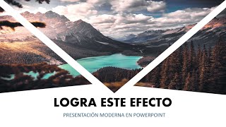 ✅ Sorprende a todos PowerPoint MODERNO y ELEGANTE 🔥 Fácil y RÁPIDO 🔥 [upl. by Hentrich]