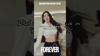 Did you notice this in FOREVER mv by BABYMONSTER [upl. by Anirbaz]