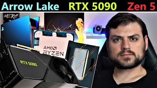 Intel Arrow amp Lunar Lake Release Date Nvidia RTX 5090 GDDR7 PS5 Pro AMD Zen 5  March Loose Ends [upl. by Yajnas]