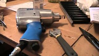 Campbell Hausfeld Impact Wrench ReviewDemonstration [upl. by Marmawke]