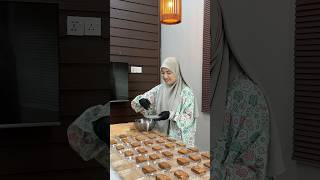 100 mini tiramisu cheese leleh for jemaah masjid ideasedekah Tudung bawal cantik By Simaa 💕 [upl. by Anoyet833]