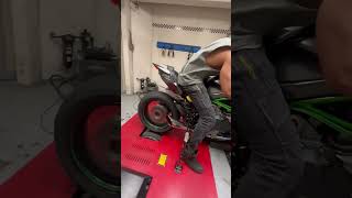 Kawasaki Ninja h2r exhaust sound [upl. by Fredi]