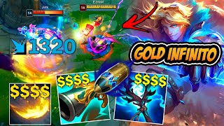 EZREAL AD E AP MID BUILD ABSURDA DE GOLD INFINITO muito op  LEAGUE OF LEGENDS [upl. by Elmina869]