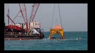 Offshore under water pipe line installation [upl. by Ruhtracam150]