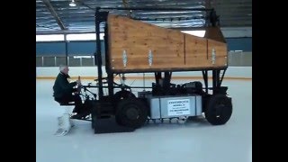 Restored Zamboni Model A test drive at Paramount Iceland [upl. by Zeidman]