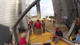 Simulated a grain bin rescue with our new rescue tube system rescuesafetyemstrainingviral [upl. by Angelika]