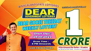 LOTTERY SAMBAD DEAR 8 PM 29102024 NAGALAND LOTTERY LIVE DEAR LOTTERY LIVE LOTTERY SAMBAD LIVE [upl. by Bac]