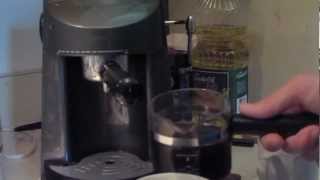 Espresso Tutorial Steam powered brew Coffeemate ECM 250 [upl. by Anadroj739]