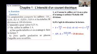 Exercices de PhysiquesChimie Niveau 3e Chapitre 1  L’intensité d’un courant électrique Partie3 [upl. by Sadnak]