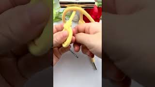 Pipa knot tutorial on sweatshirt [upl. by Adidnere159]