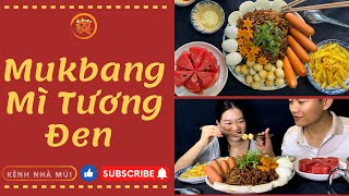 Mukbang Mì Tương Đen  Kênh Nhà Múi [upl. by Aires]