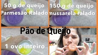 Pão de queijo Low carb com apenas 3 ingredientes [upl. by Yenar]