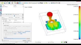 high pressure die casting simulation HPDC procast flow 3D 004 [upl. by Nylanaj]