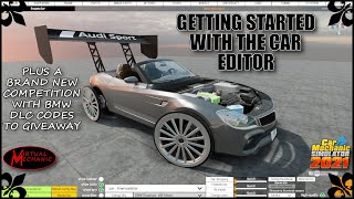 Getting Started with the Car Editor  Car Mechanic Simulator 2021 [upl. by Cullin]