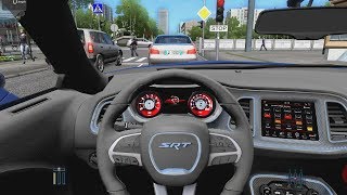 City Car Driving  Dodge Challenger SRT Hellcat  Fast Driving [upl. by Nyvrem]