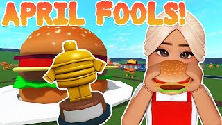 🍔APRIL FOOLS Bloxburg BURGER Update🍔 [upl. by Katherin809]