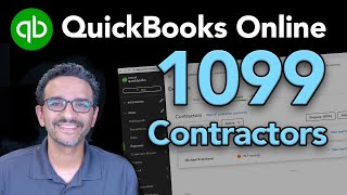 QuickBooks Online 2024 Setup 1099 Contractors [upl. by Raasch]