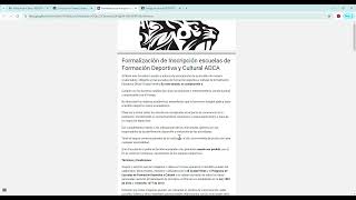 Matricula a las escuelas de formacion ADCA 202402 [upl. by Adliw]