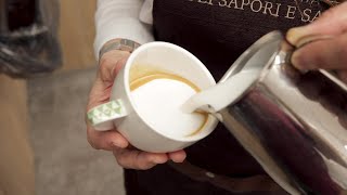 COME MONTARE IL LATTE PER IL CAPPUCCINO  Accademia dei Sapori e Saperi [upl. by Ulises514]