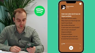 Live songtekst Spotify karaoke aanzetten [upl. by Ashleigh567]