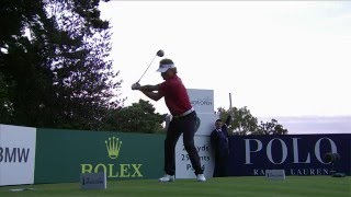 Bernhard Langer  slow motion golf swing  driver [upl. by Akel858]