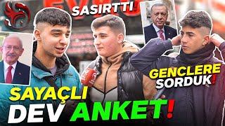 HIZLANDIRILMIŞ DEV ANKET ERDOĞAN MI KILIÇDAROĞLU MU YÜZ KİŞİYE SORDUK SAYAÇLI [upl. by Dorn593]