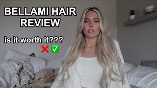 NEW BELLAMI SILK SEAM HAIR EXTENSIONS REVIEW  TUTORIAL [upl. by Eidnar]