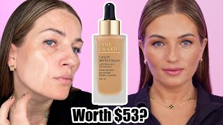 Estée Lauder Futurist Skin Tint Serum Foundation ReviewMature Skin 40 [upl. by Yrallam270]