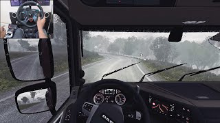 Logs Delivery  Euro Truck Simulator 2  Logitech g29 gameplay [upl. by Sunny]