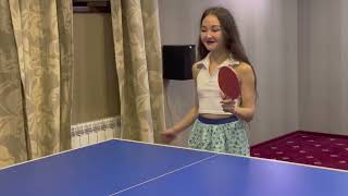 PRINCESS vs Renata  Womens Table Tennis [upl. by Adiraf954]