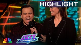 Kodi Lee receives a STANDING OVATION for his inspiring original quotChangequot  AGT Fantasy League 2024 [upl. by Adnarom]