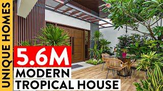 This Modern Tropical Not Tiny House in the City Is a Gentlemans Gift to His Family  Unique Homes [upl. by Swigart]