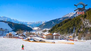 Werfenweng  Home ski run  Skiing Austria [upl. by Elleuqar]