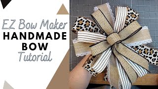 EZ Bow Maker Handbow Tutorial [upl. by Ahsenyl192]