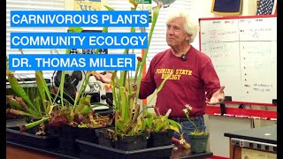 CARNIVOROUS PLANTS  COMMUNITY ECOLOGY with Dr Thomas Miller FSU [upl. by Elrem]