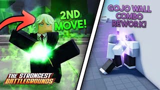 LEAKED UPDATE TATSUMAKI 2ND MOVE  GOJO WALL COMBO REWORK  The Strongest Battlegrounds [upl. by Jacoba]