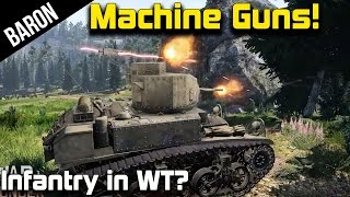 War Thunder Tanks  Machine Guns Working Machine Guns in War Thunder War Thunder 145 [upl. by Eisor738]