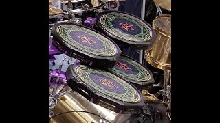 A demonstration of Danny Careys Mandala drum triggers from the Tool tour [upl. by Sherman]