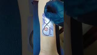 Stencil designtattooing tattoo love TATTOO CuttingEdgeStencils [upl. by Sisely]