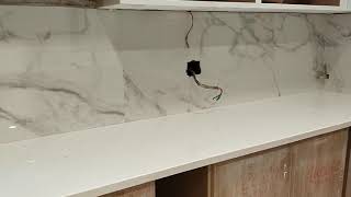 Nano white granite model kitchen [upl. by Narak]