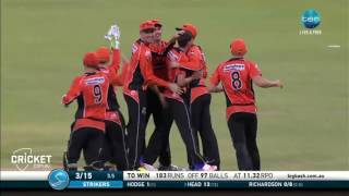 Highlights Scorchers v Strikers  BBL06 [upl. by Adiesirb998]