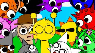 Incredibox Sprunki Sinner Edition But With SIMON x TUNNER Kiss  Cartoon Animation [upl. by Acilejna]