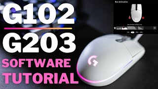 Logitech G102G203 Mouse GHUB Quick Tutorial Software [upl. by Elka]