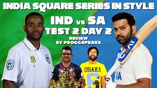 India Becomes 1st Asian Team To Beat SA in Cape Town IND vs SA Test 2 Day 2 Review By Pdoggspeaks [upl. by Eydie]