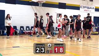 2024 OFSSA Qrt Final Crestwood Vs Hammarskjold [upl. by Anamor]