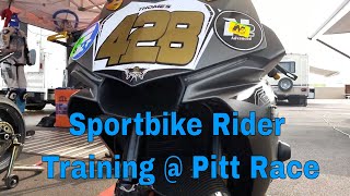 Sportbike Rider Training  Pitt Race  Irnieracing [upl. by Nesnah]