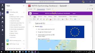 Gi en oppgave i Teams som løses i OneNote [upl. by Amhser]