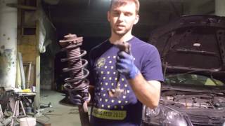 How to install Lowering Springs MK5 Jetta [upl. by Hera]