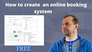 How to create an online booking system free [upl. by Avruch]