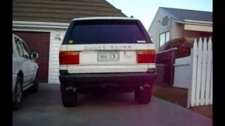 Range Rover P38 HSE 46 V8 dual big bore exhaust [upl. by Rebekah239]